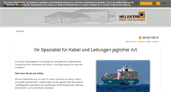 Desktop Screenshot of helektra.de